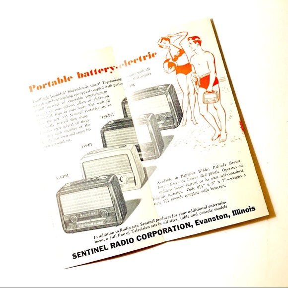 Vintage Sentinel Radio Flyer Manual - Picture 9 of 10